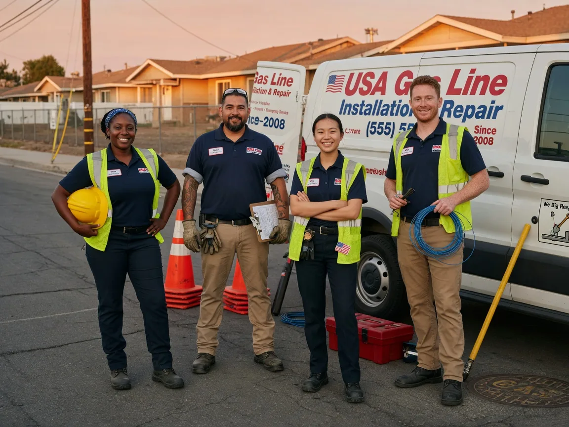 Gas Line Installation company in Odin, IL